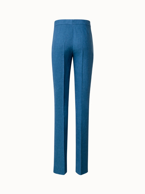 Brioni Men's Slim-Straight Linen Trousers - Bergdorf Goodman